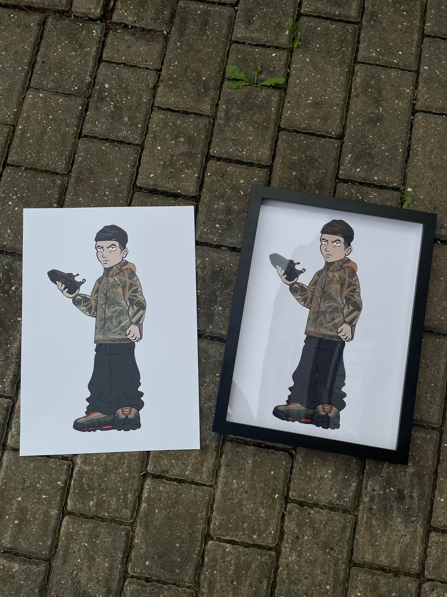 Real tree jacket mascot poster