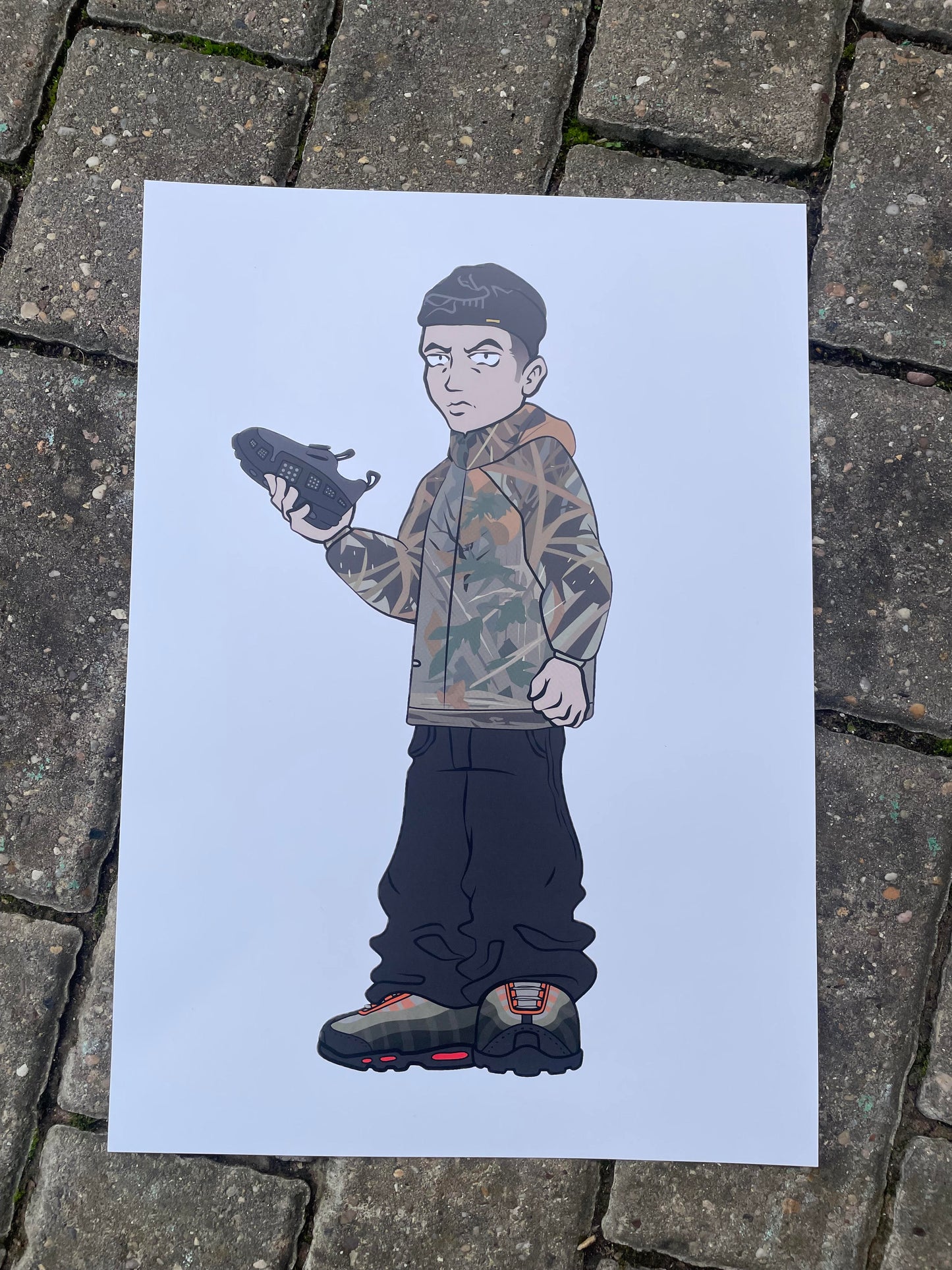 Real tree jacket mascot poster