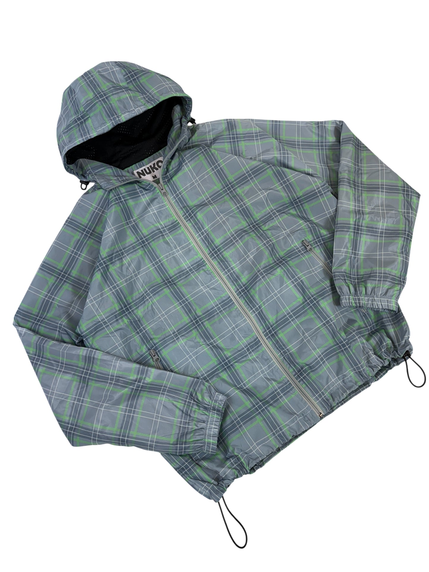 Nuko nylon plaid jacket